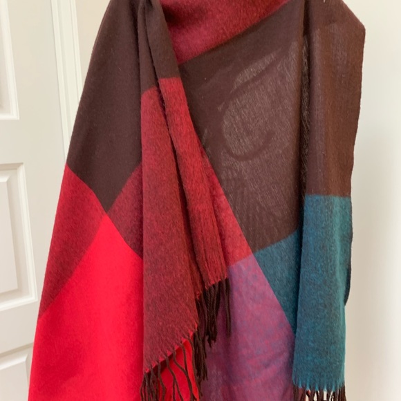 SCARF Long on Softness & Colors-RED & Multi - Picture 6 of 7